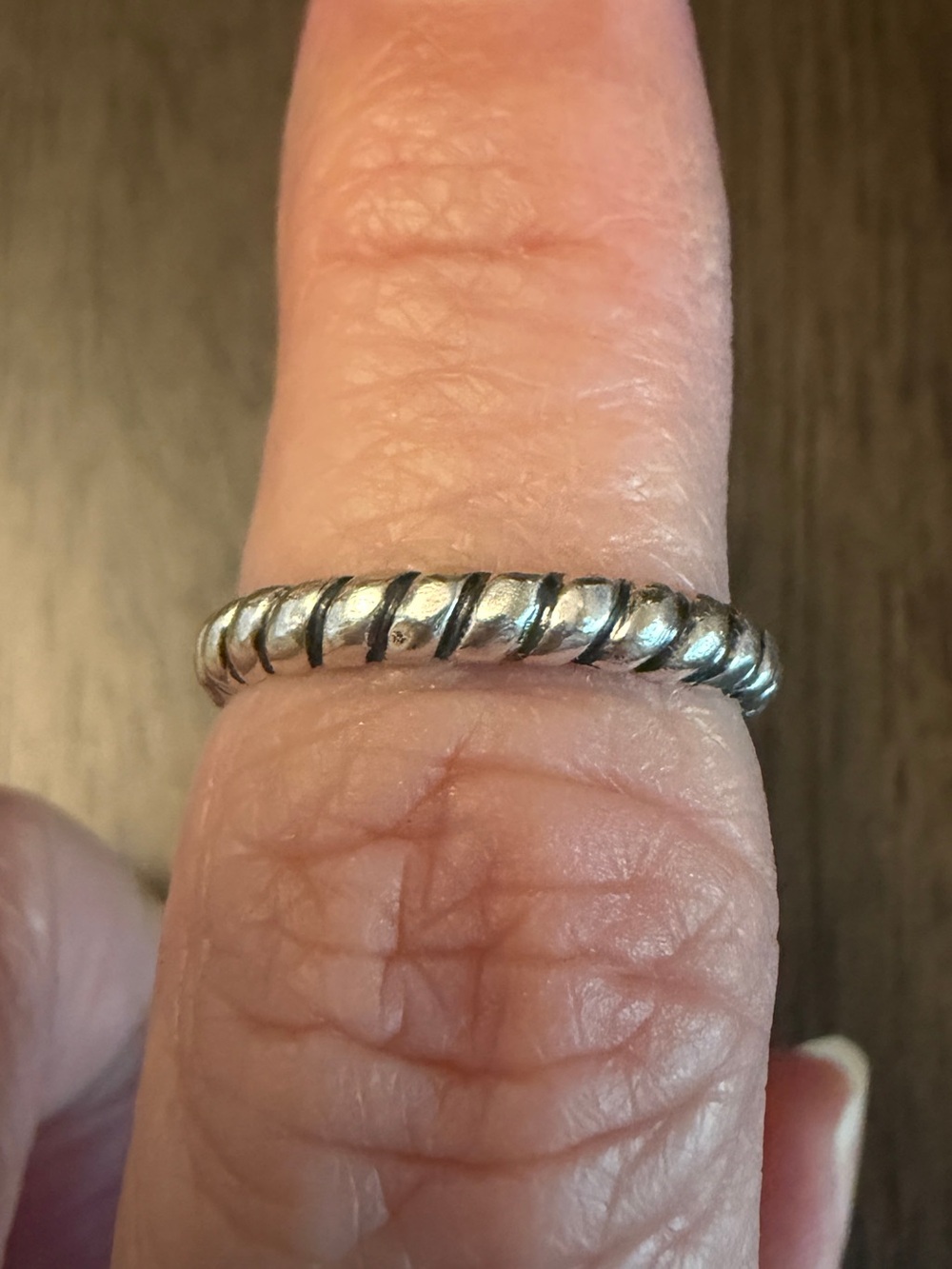 Silpada R27459 Belle Fleur Stacking Ring Sterling Silver Retired Size 7
